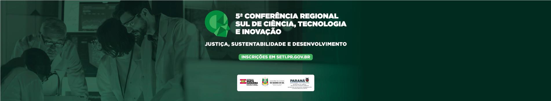 5ª Conferência Regional Sul de Ciência, Tecnologia e Inovação