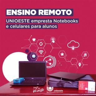 Unioeste empresta celulares e notebooks para alunos