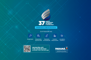 Estado abre inscrições para o 37º Prêmio Paranaense de Ciência e Tecnologia