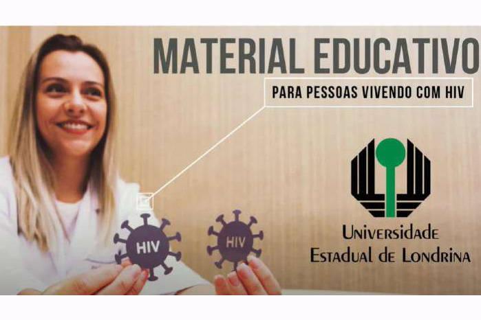 Material educativo da UEL conscientiza e promove a saúde de quem vive com HIV