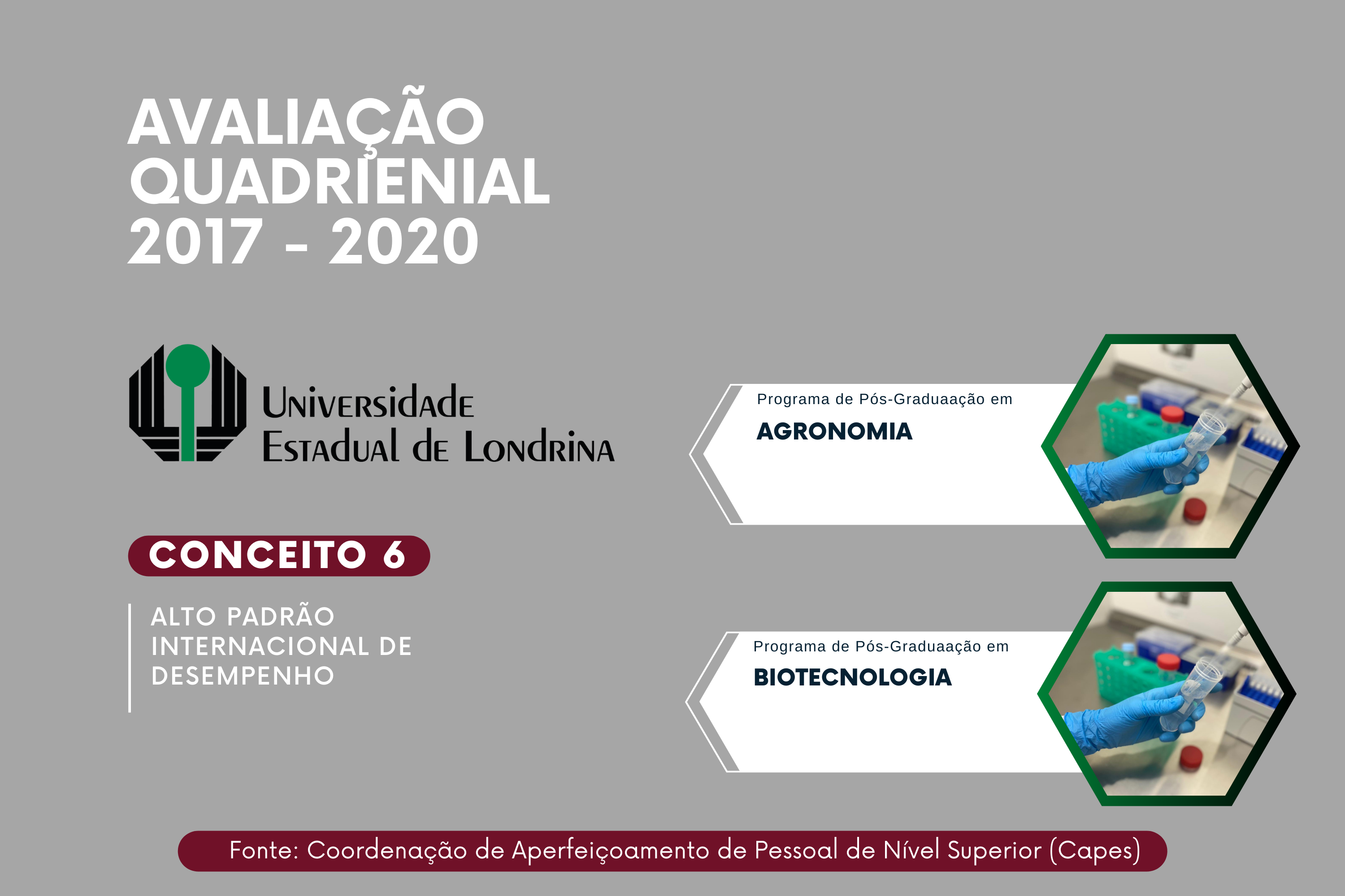 Avaliação nacional reconhece excelência em pós-graduações das universidades estaduais do Paraná