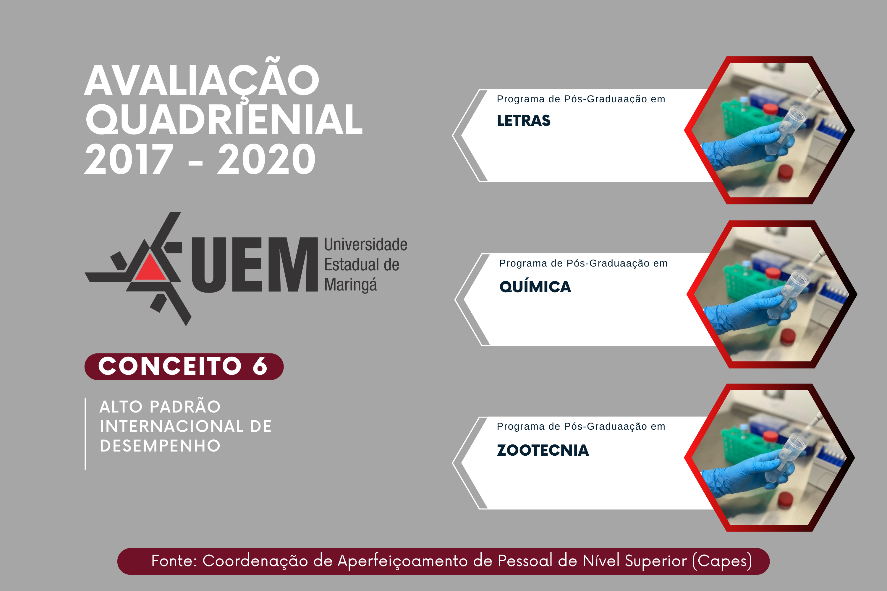 Avaliação nacional reconhece excelência em pós-graduações das universidades estaduais do Paraná