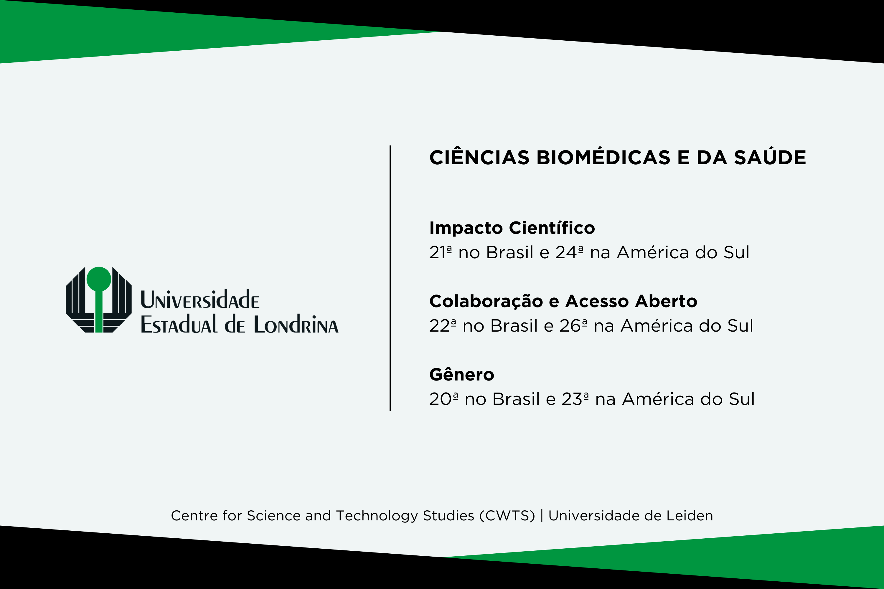 UEM e UEL estão entre as universidades que mais produzem pesquisa de impacto no Brasil