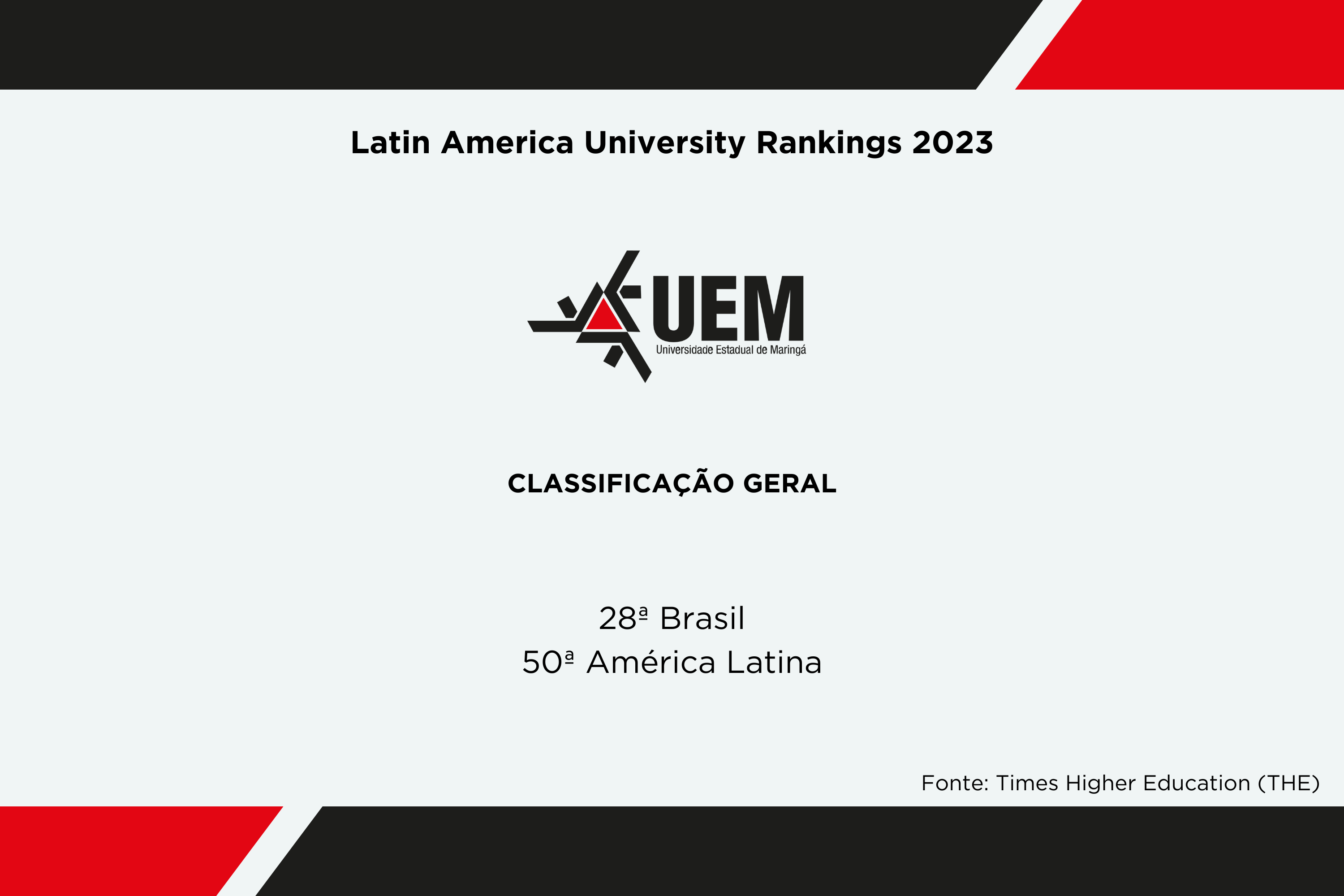 Universidades estaduais estão entre as melhores da América Latina e Caribe, aponta ranking
