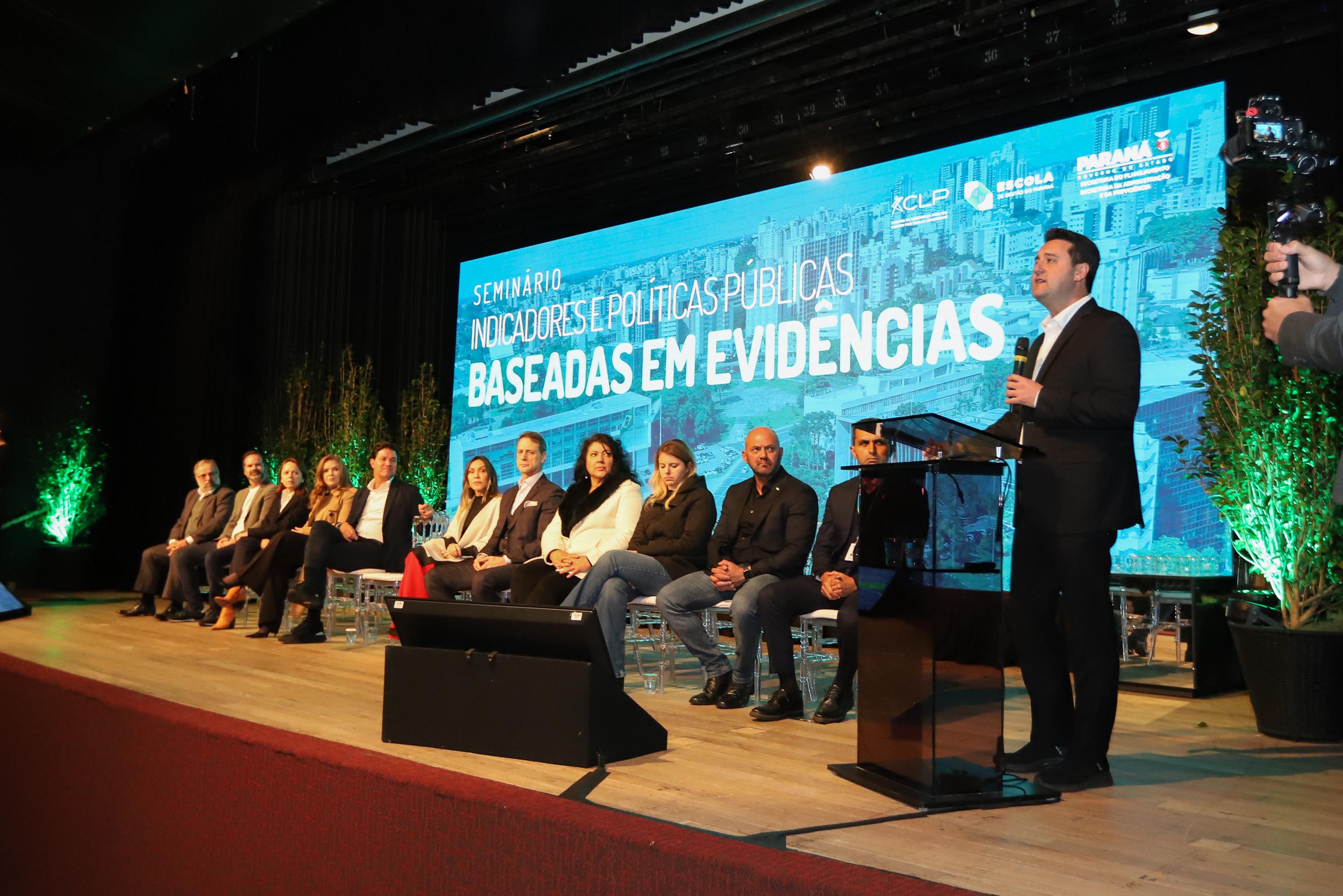 O governador Carlos Massa Ratinho Junior participa nesta quarta-feira (18) do seminário sobre os Indicadores e Políticas Públicas Baseadas em Evidências, no auditorio do Museu Oscar Niemeyer