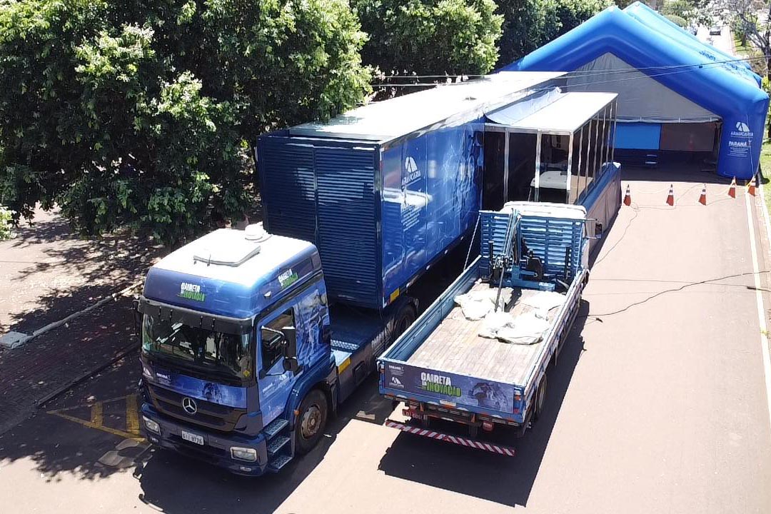 Carreta da Inovação leva ações para moradores de Cianorte e São Mateus do Sul