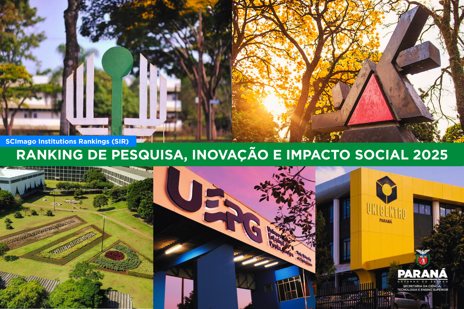 Polo de conhecimento: cinco universidades estaduais estão entre as melhores do Brasil