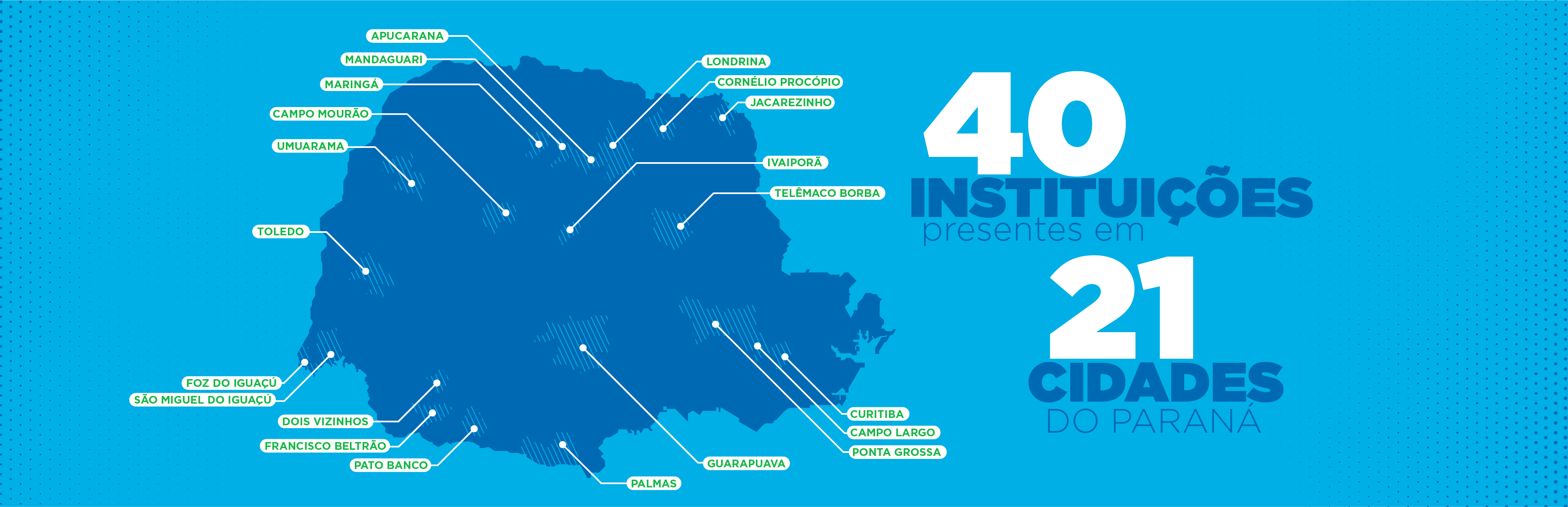 Mapas de instituicoes cadastradas no CEDC
