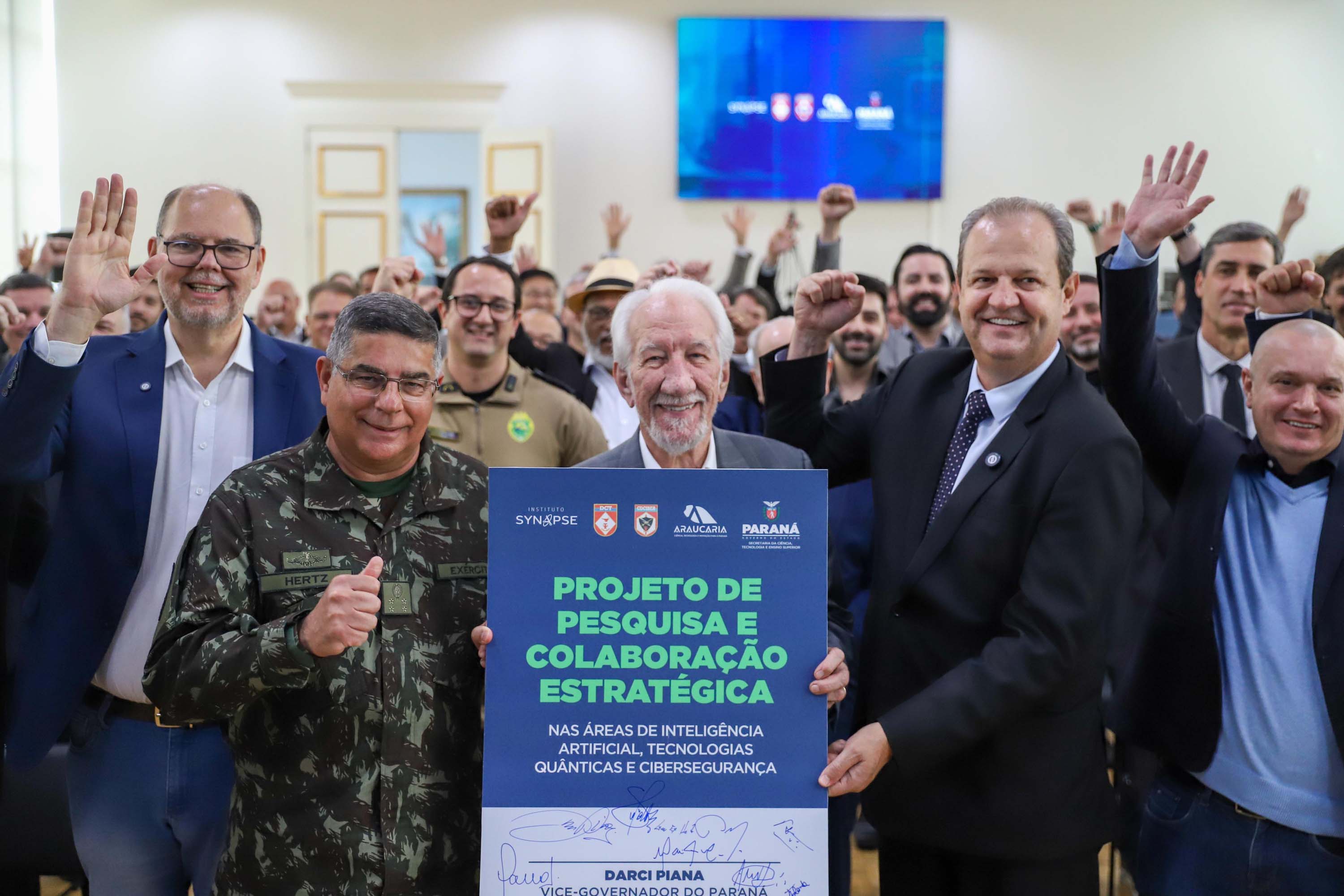 Paraná firma parceria com Exército para desenvolvimento de pesquisas em IA e cibersegurança