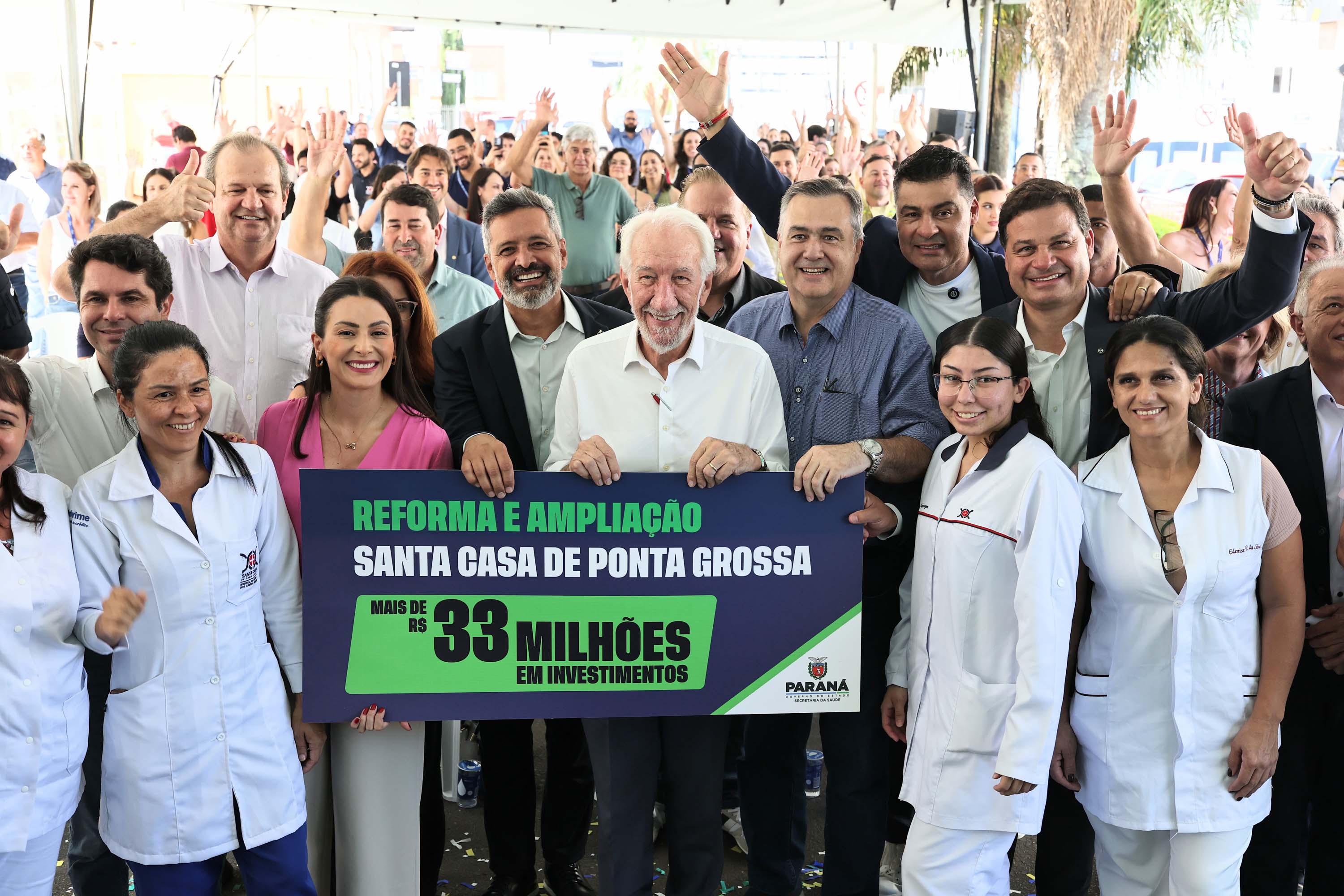 Estado libera R$ 33 milhões para nova UTI e modernização da Oncologia da Santa Casa de Ponta Grossa