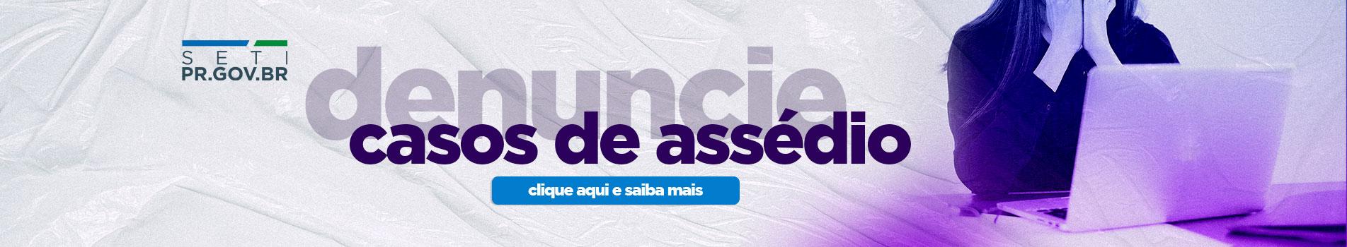 Imagem da campanha contra o assédio