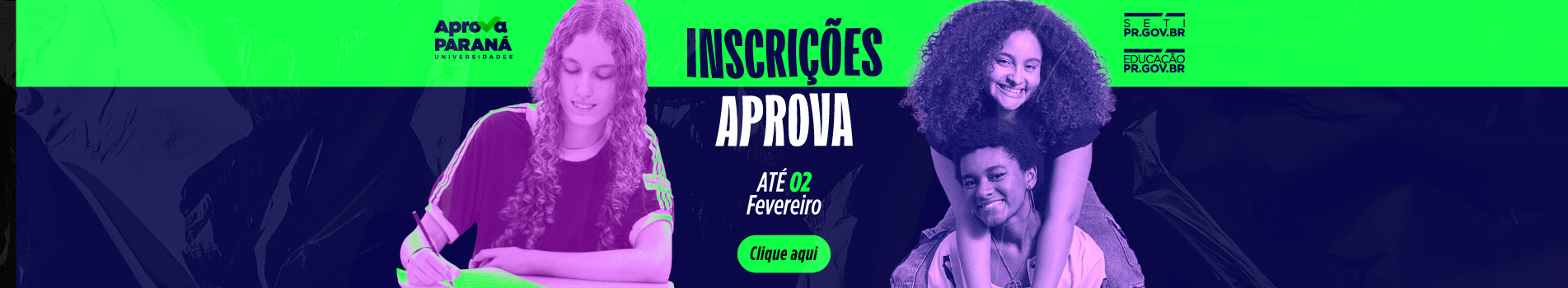 Inscrições Aprova Paraná Universidades