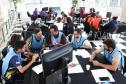 No desafio, os participantes foram divididos em 15 equipes, formadas pelos estudantes da rede estadual, professores da rede pública (municipal e estadual), alunos de graduação e pós-graduação da Universidade Federal do Paraná 
