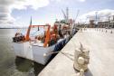 Após dois anos, navio de ensino volta a atracar no Porto de Paranaguá