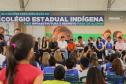 Governador inaugura obra de ampliação do maior colégio indígena do Paraná