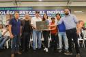 Governador inaugura obra de ampliação do maior colégio indígena do Paraná