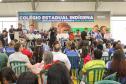 Governador inaugura obra de ampliação do maior colégio indígena do Paraná