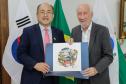 Piana recebe visita do novo embaixador da Ucrânia no Brasil e de cônsul da Coreia do Sul