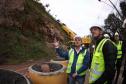 Governador vistoria obras para conter desmoronamentos em rodovias de União da Vitória