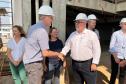 Secretários estaduais vistoriam obras do primeiro AME Universitário do país