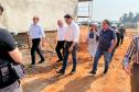 Secretários estaduais vistoriam obras do primeiro AME Universitário do país