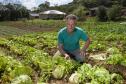 SÃO JOSÉ DOS PINHAIS (BRASIL), 25/10/2024; O produtor de orgânicos Luiz Claudio Ravaglio da Rocha que é certificado pelo TECPAR, Paraná, Brasil.