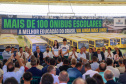 Em parceria com deputados, Governo começa entrega de 209 ônibus para a educação