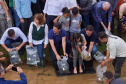 Estado repovoa Parque Passaúna em Curitiba com meio milhão de peixes nativos