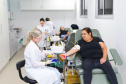 Nova unidade de coleta de sangue de Londrina recebe doadoras ao abrir as portas