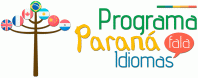 logo parana fala idiomas