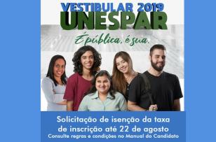 cartaz vestibular unespar