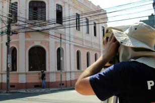 Frente do museu 