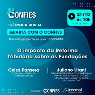 Especialistas discutem amanhã impacto da reforma Tributária sobre as fundações de apoio