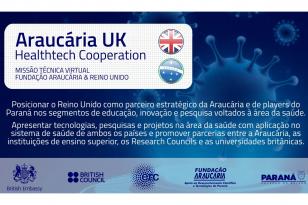 Missão Virtual Fundação Araucária e UK: Healthtech Cooperation