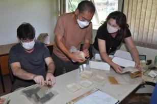 Professores em laboratório
