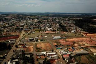 Cidade de Londrina vista de cima 