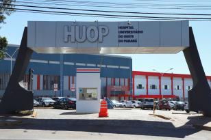 Fachada do hospital HUOP em Cascavel 