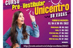 Cartaz cursinho pré-vestibular Unicentro