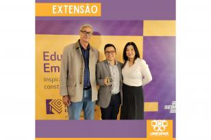 Autoridades em foto