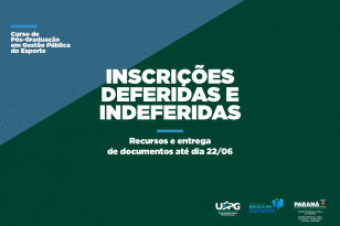 cartaz pós-graduação em Gestão Pública do Esporte