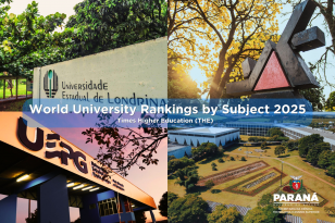 UEL, UEM, UEPG e Unioeste começam 2025 com reconhecimento global em oito áreas acadêmicas