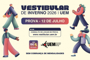 Provas do Vestibular de Inverno da UEM serão aplicadas neste domingo