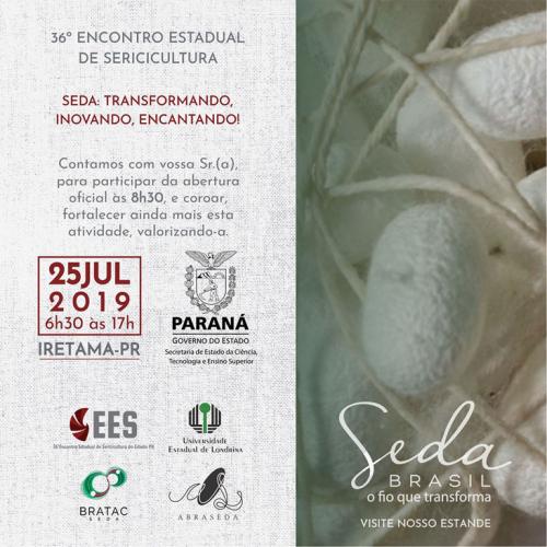 UEL divulga projeto Seda no Encontro Estadual de Sericicultura