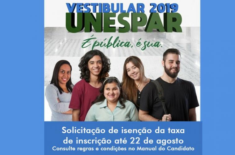 cartaz vestibular unespar