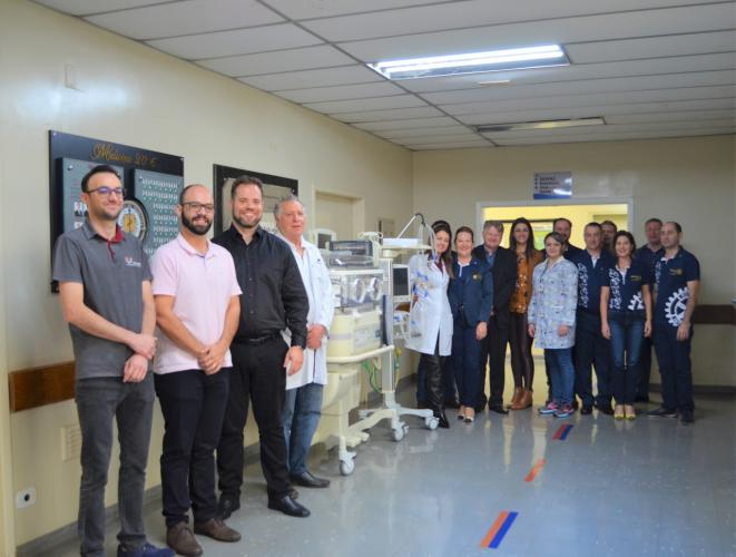 entregas dos equipamentos no HUOP