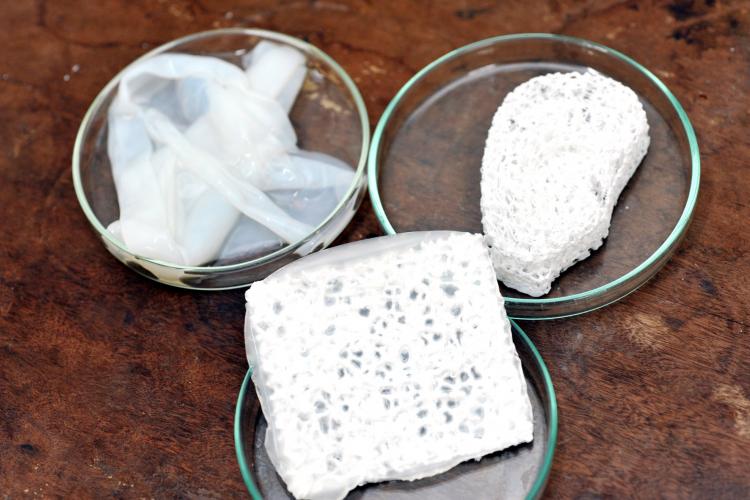 Membrana é composta por nanopartícula bacteriana ou celulose (vegetal)