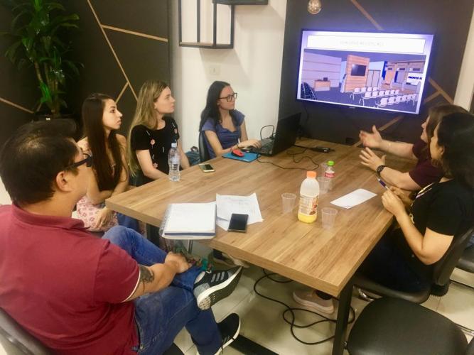 Reunião para definir a parceria