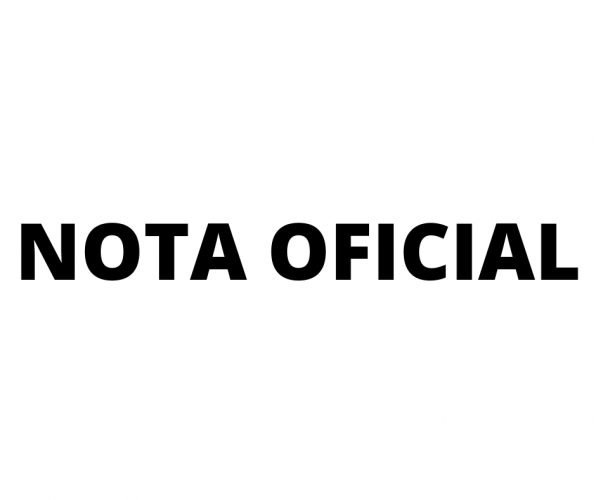 nota oficial