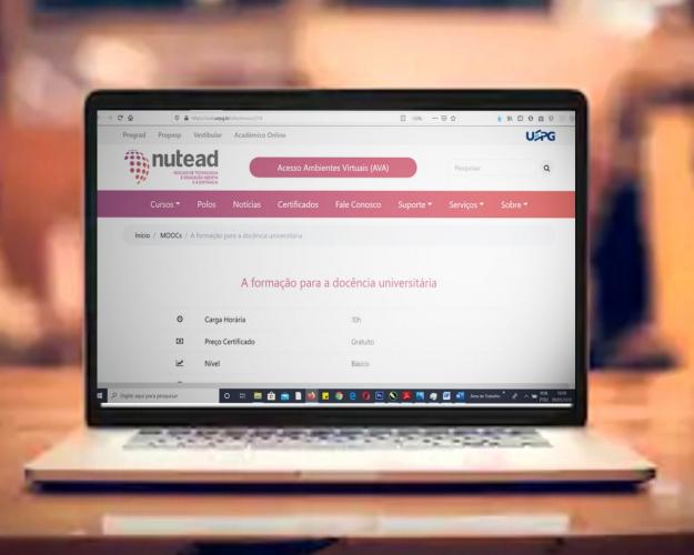 DES oferta cursos a distância para professores da UEPG
