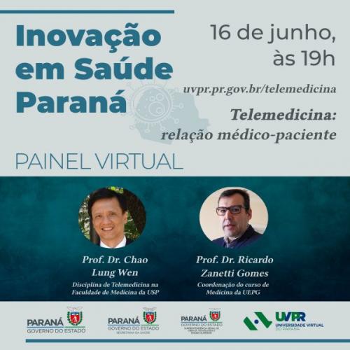 Relação médico-paciente na Telemedicina é tema de painel virtual